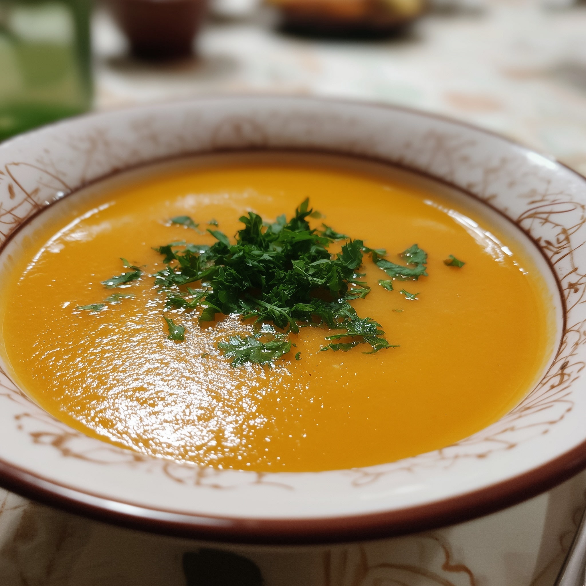 Harira: Traditional Moroccan Lentil and Chickpea Soup Recipe - Recipe Image