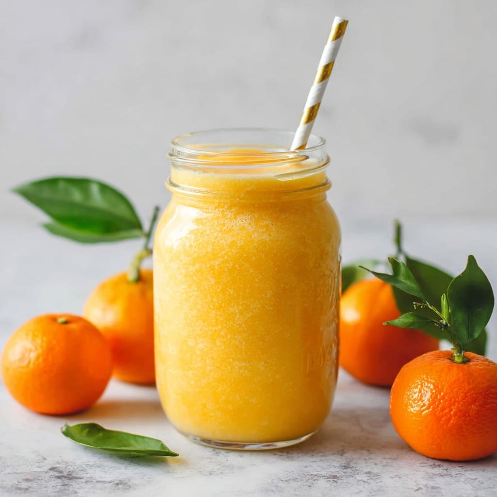 Immune Boosting Ginger Carrot Orange Smoothie Recipe - Recipe Image