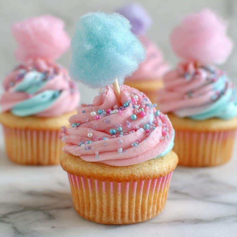 Cotton Candy Cupcakes Recipe