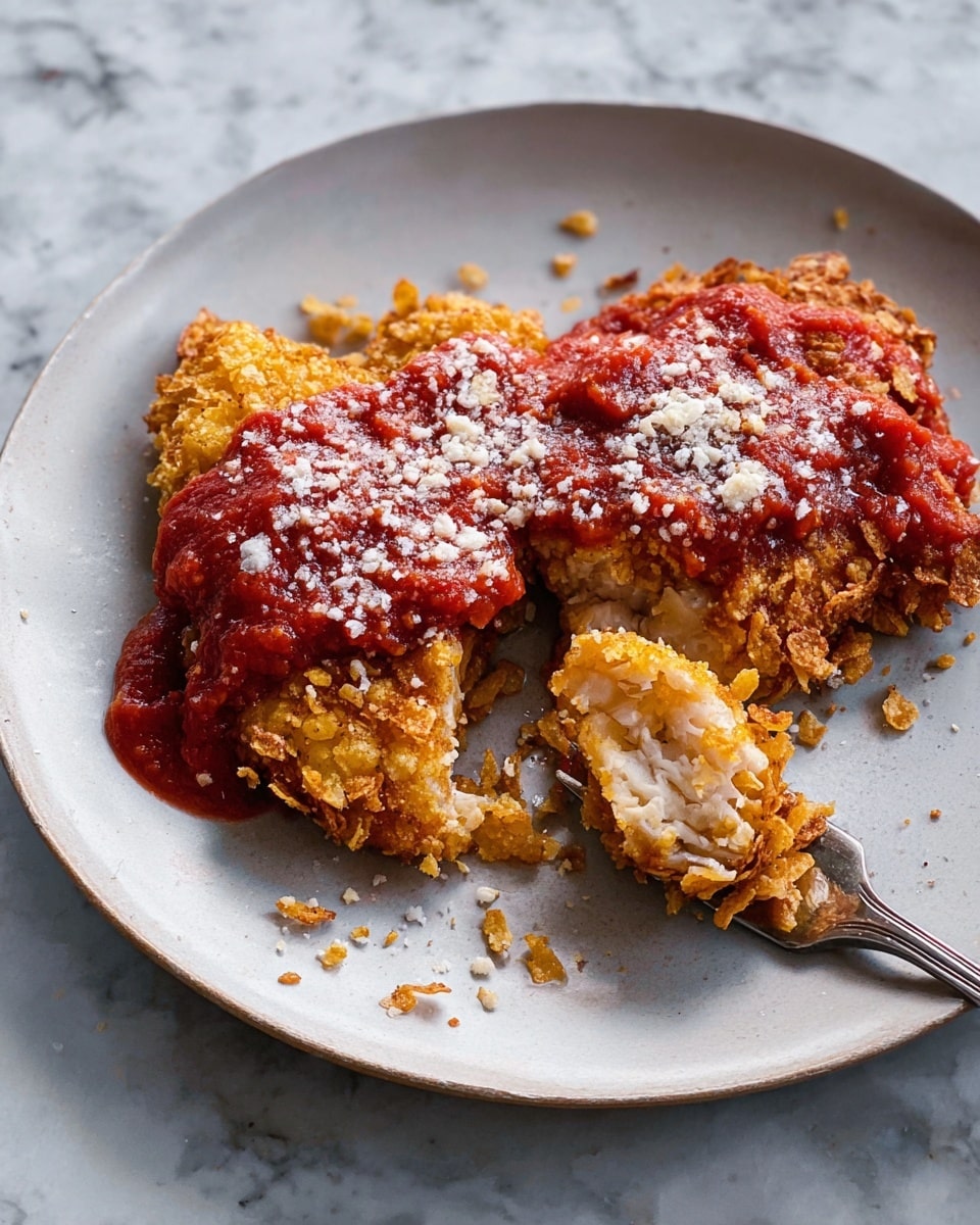 Crunchy Tortilla Fried Chicken Cutlets Recipe - Recipe Image