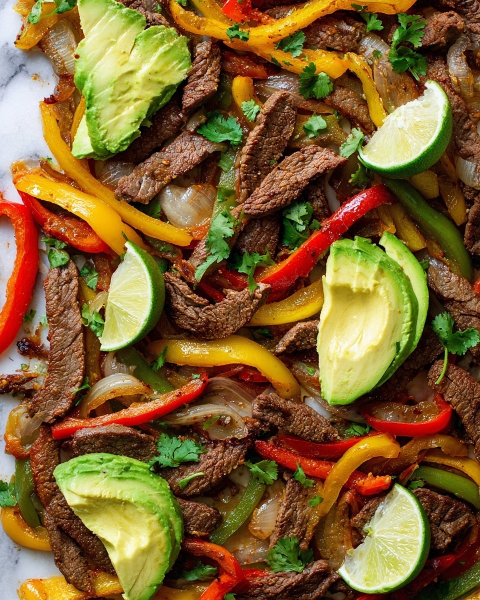 Sheet Pan Steak Fajitas Recipe - Recipe Image