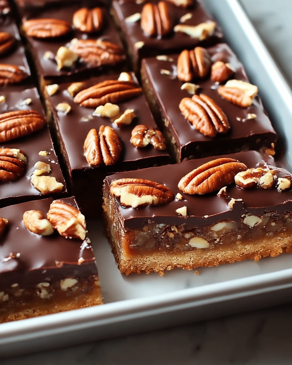 Decadent Turtle Bars Recipe - Recipe Image