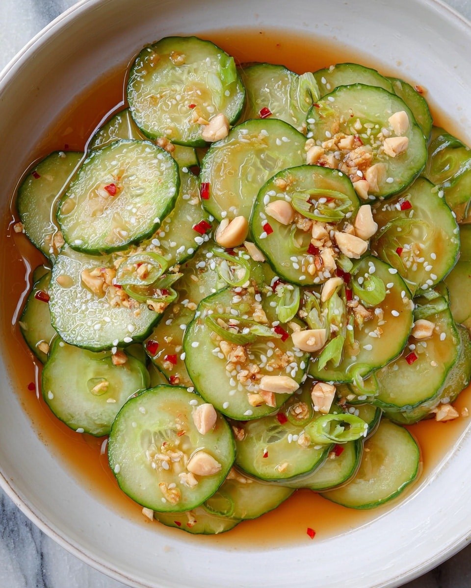 Easy Asian Cucumber Salad Recipe - Recipe Image