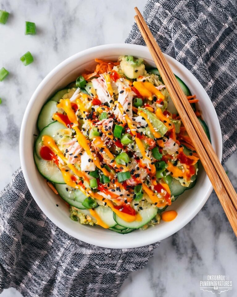 California Roll Cucumber Salad Recipe