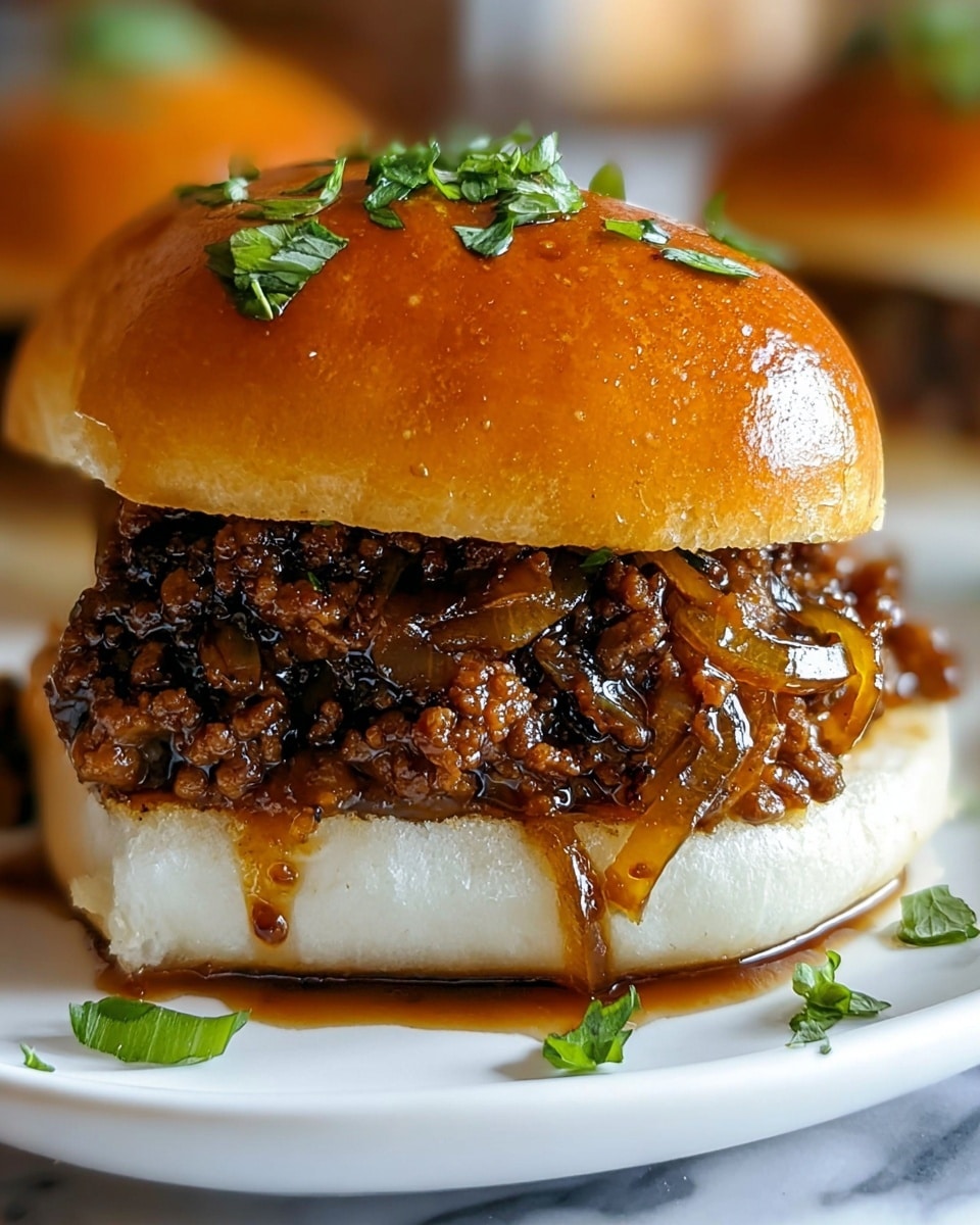 French Onion Beef Sloppy Joes: A Delicious Twist on a Classic Recipe - Recipe Image