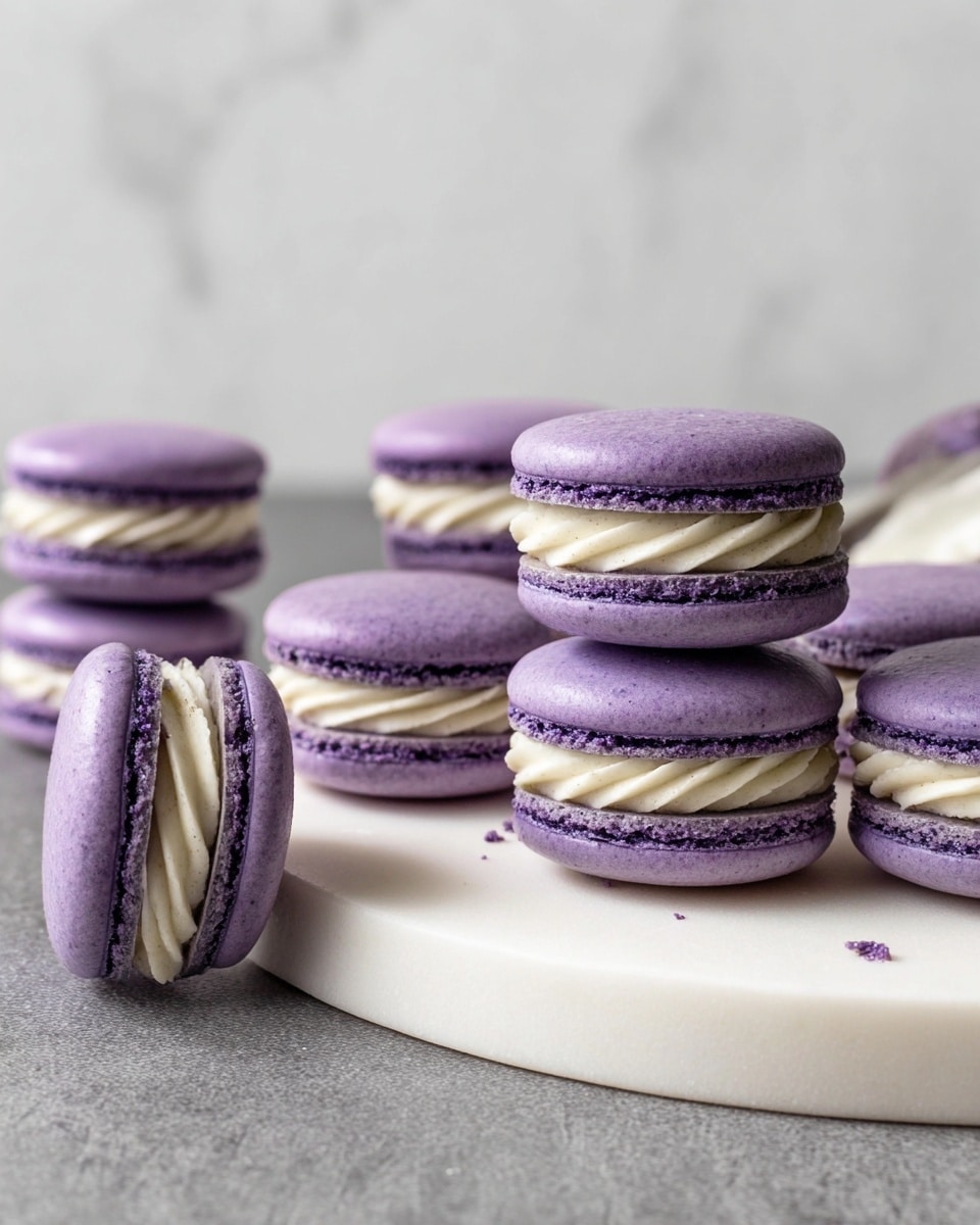 French Macaron Recipe with Vanilla Buttercream Filling Recipe - Recipe Image