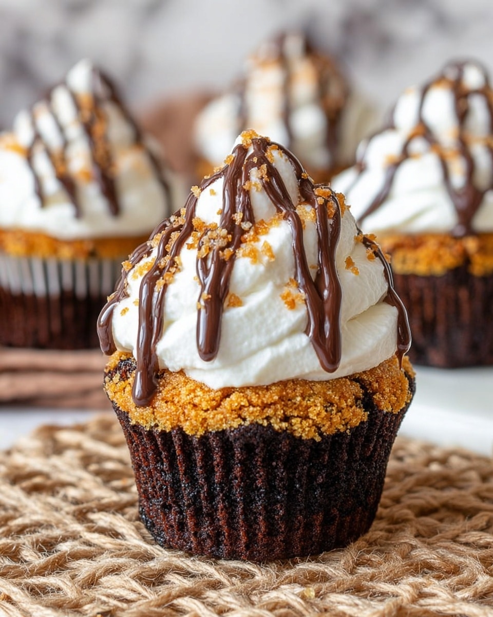 S'mores Cupcakes Recipe - Recipe Image