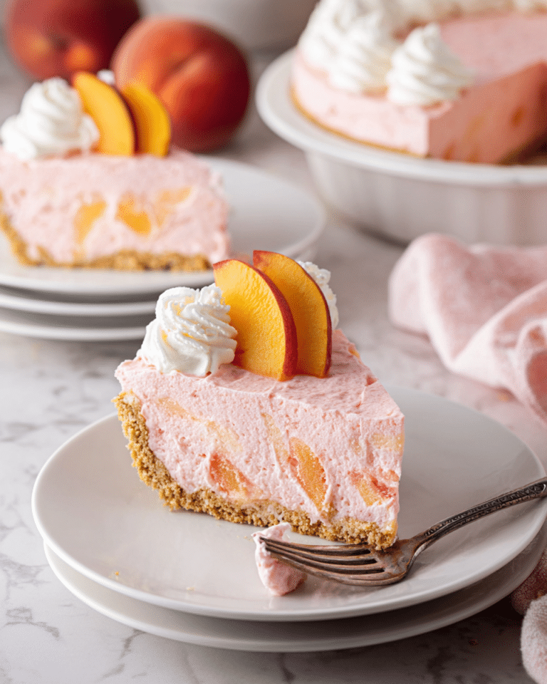 Peach Chiffon Pie Recipe