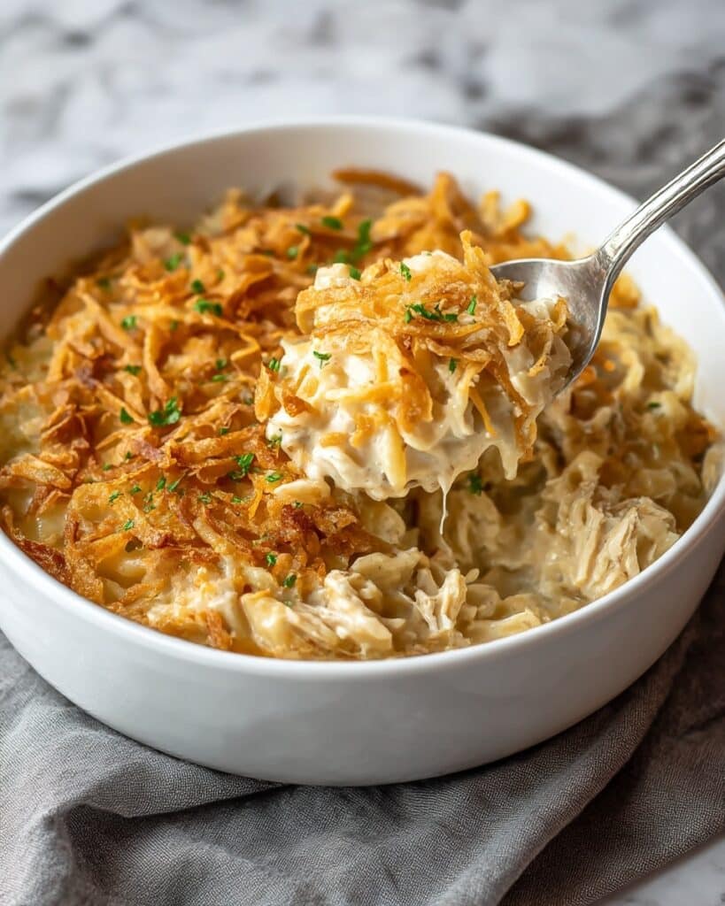 French Onion Orzo Bake Recipe