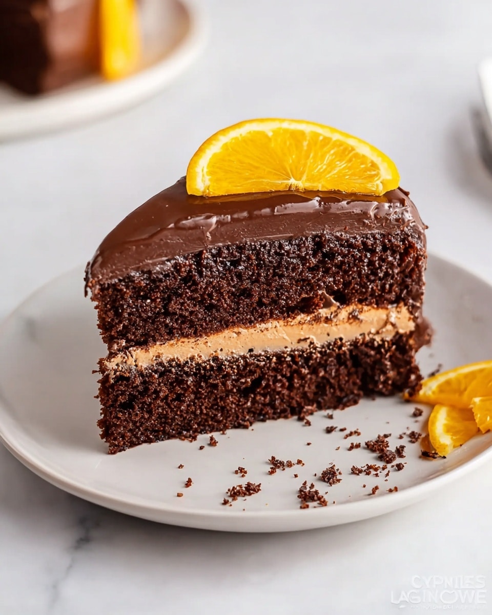 Keto Chocolate Orange Cake Recipe - Recipe Image