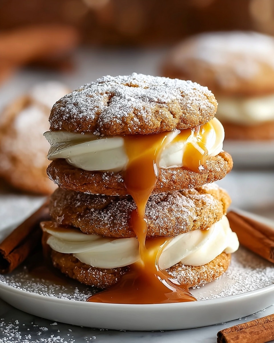 Caramel Apple Cider Whoopie Pie Cookies: Fall Treat! Recipe