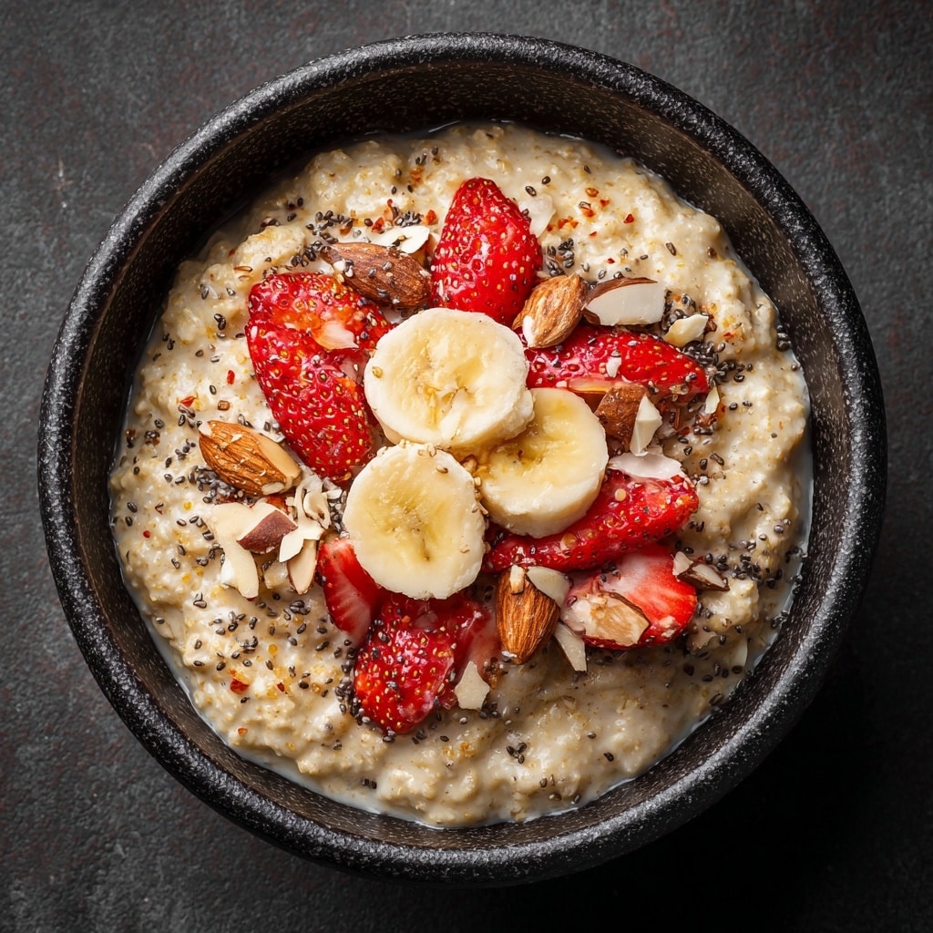 20-Minute Vegan Creamy Quinoa Porridge with Raspberries, Mango, and Coconut Recipe