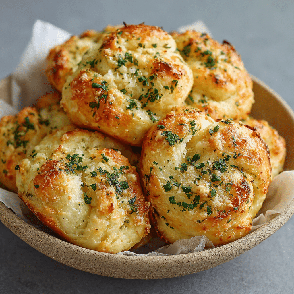 Easy Homemade Garlic Knots Recipe - Recipe Image