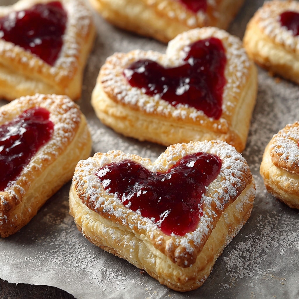Strawberry Cream Cheese Heart Danishes Recipe - Recipe Image