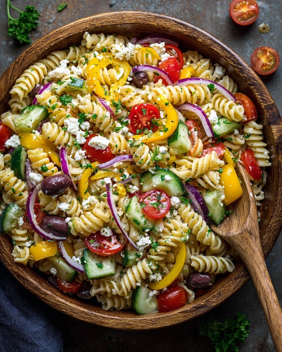 Roasted Veggie Pasta with Feta Recipe - Recipe Image