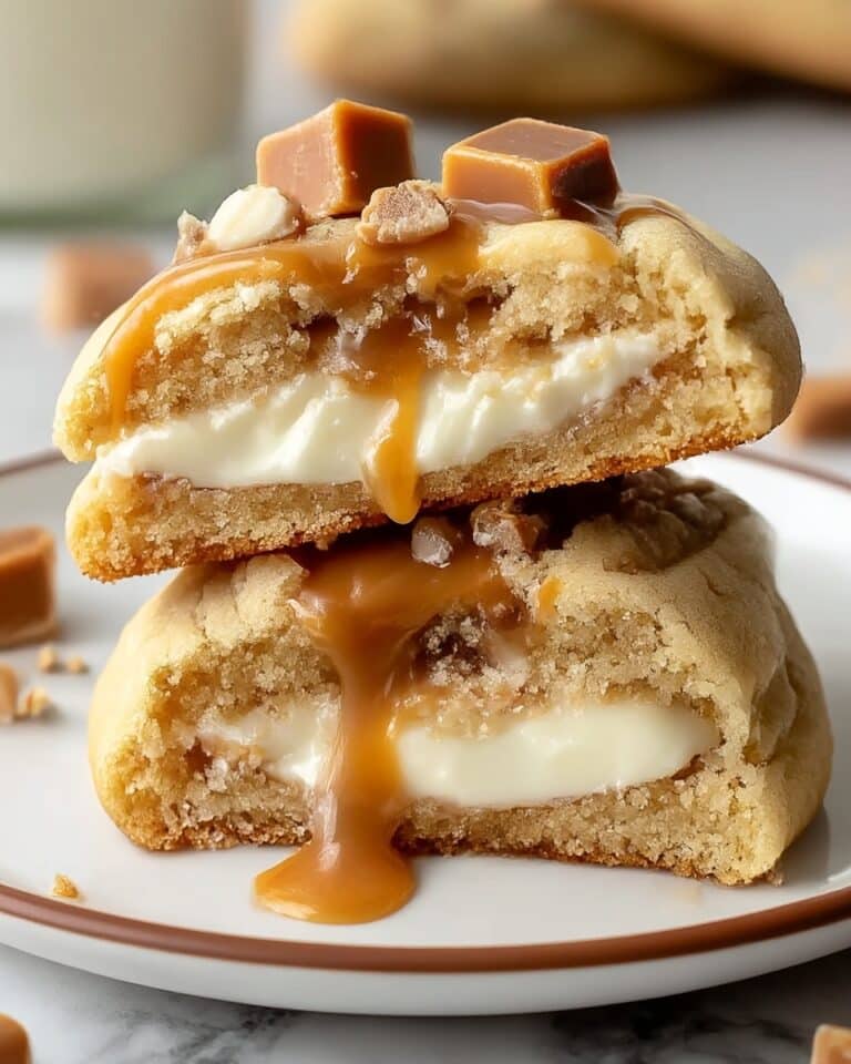 Caramel Cheesecake Cookies Recipe