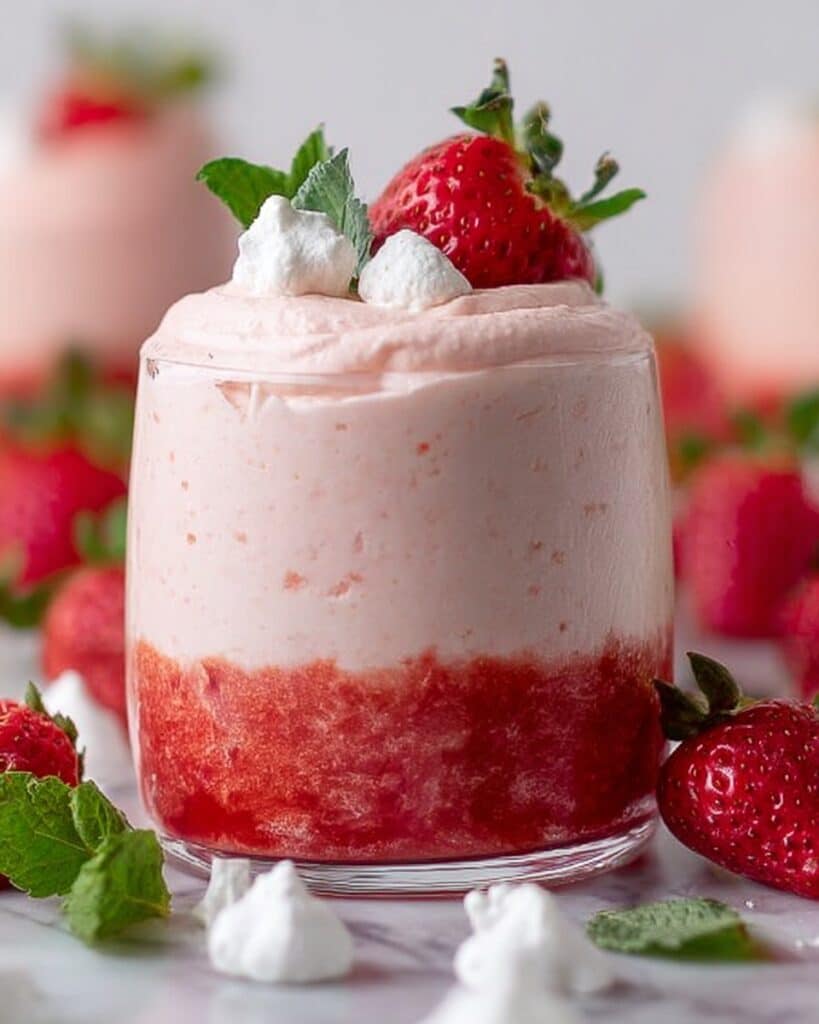 Easy Fresh Strawberry Mousse Recipe