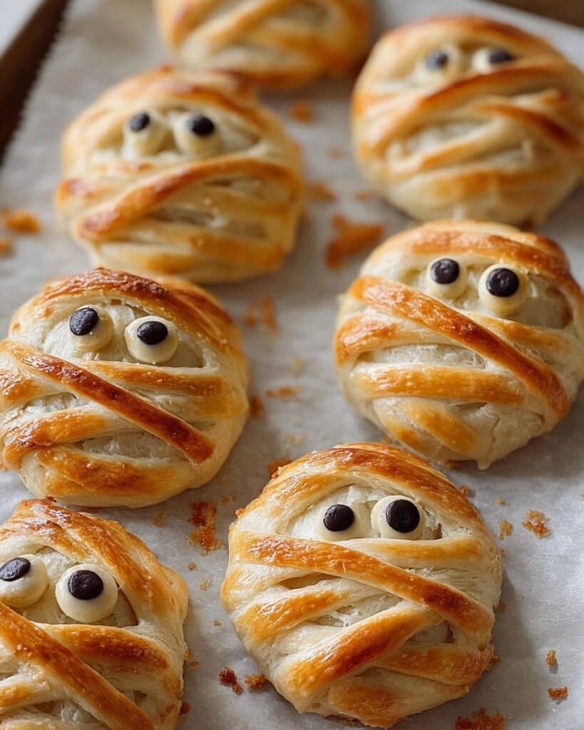 Baked Cheese Mummies Recipe