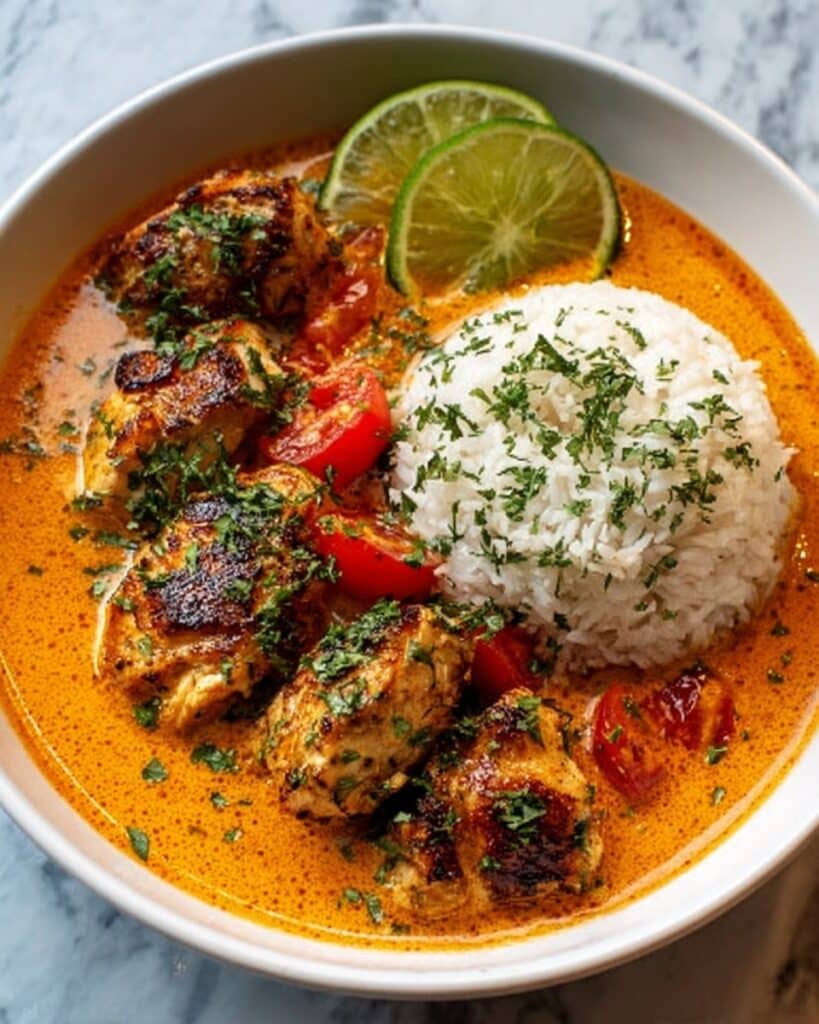 Fiery Brazilian Coconut Chicken in Tropical Pepper Sauce Recipe
