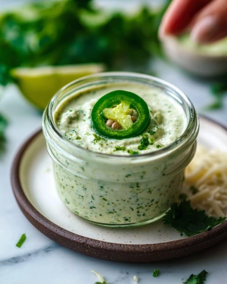 Creamy Cilantro Garlic Sauce Recipe