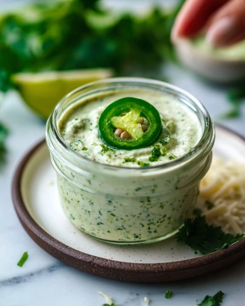 Creamy Cilantro Garlic Sauce Recipe