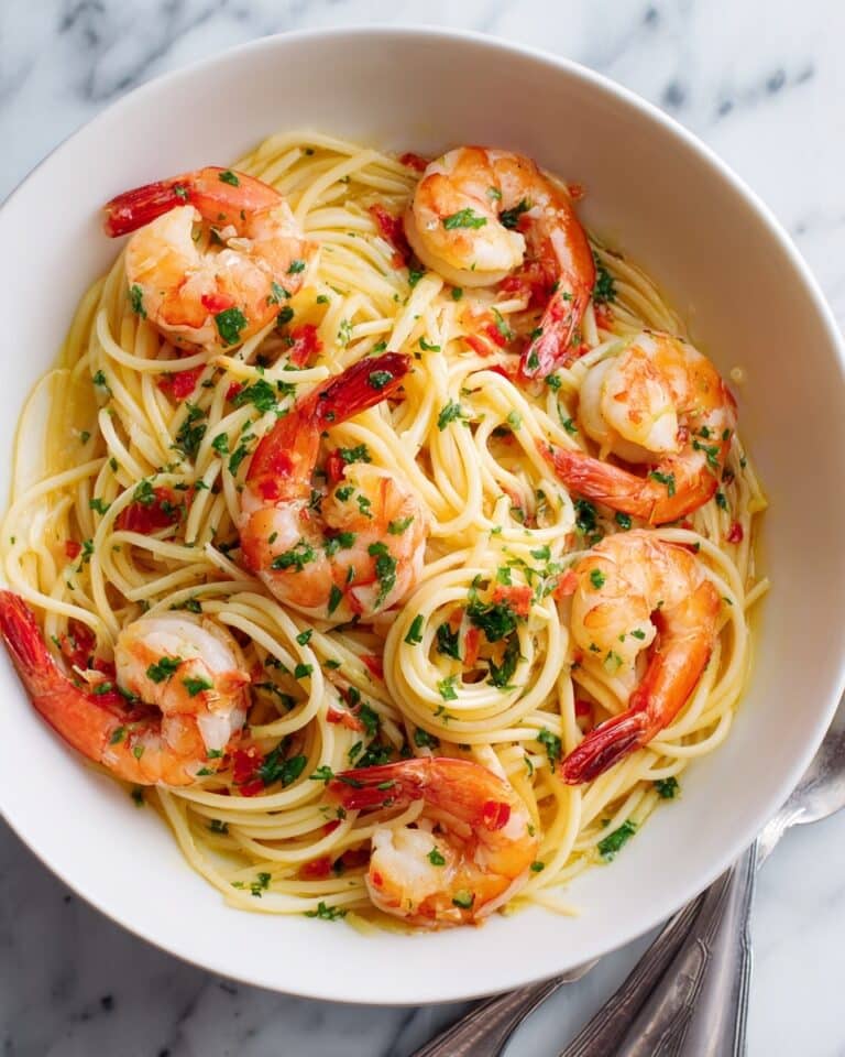 Creamy Crock Pot Shrimp Scampi with Pasta Recipe