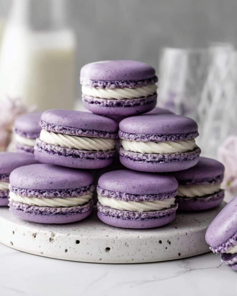 French Macaron Recipe with Vanilla Buttercream Filling Recipe
