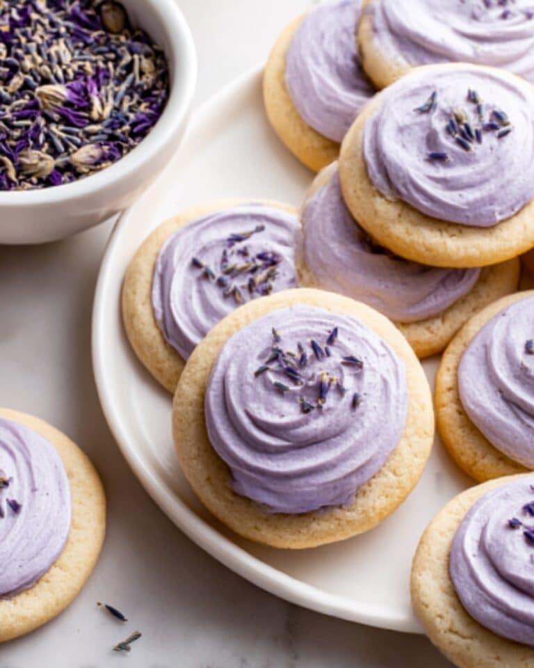 London Fog Cookies with Lavender Frosting Recipe