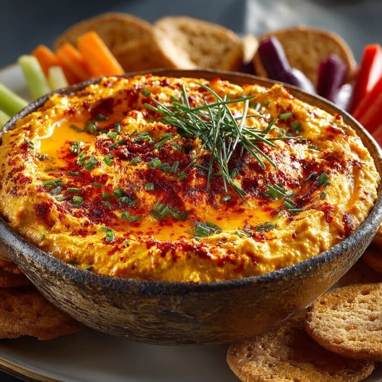 Roasted Red Pepper Hummus Recipe