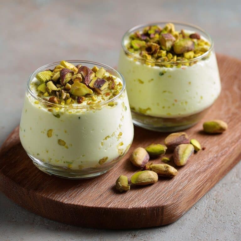 Creamy High Protein Pistachio Pudding Overnight Oats Recipe