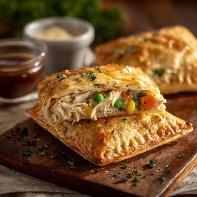 Savory Breakfast Pop Tarts with Beef Sausage, Eggs, and Cheddar Recipe