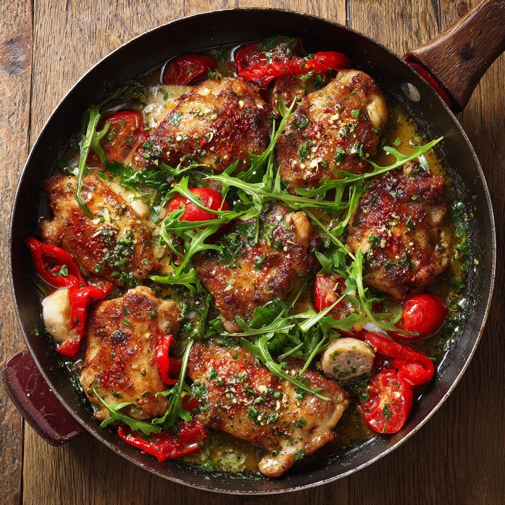 Creamy Mediterranean Chicken Skillet Recipe - Recipe Image