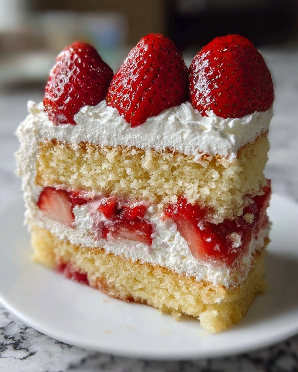 Unforgettable Strawberry Shortcake Cake in 5 Simple Steps Recipe - Recipe Image