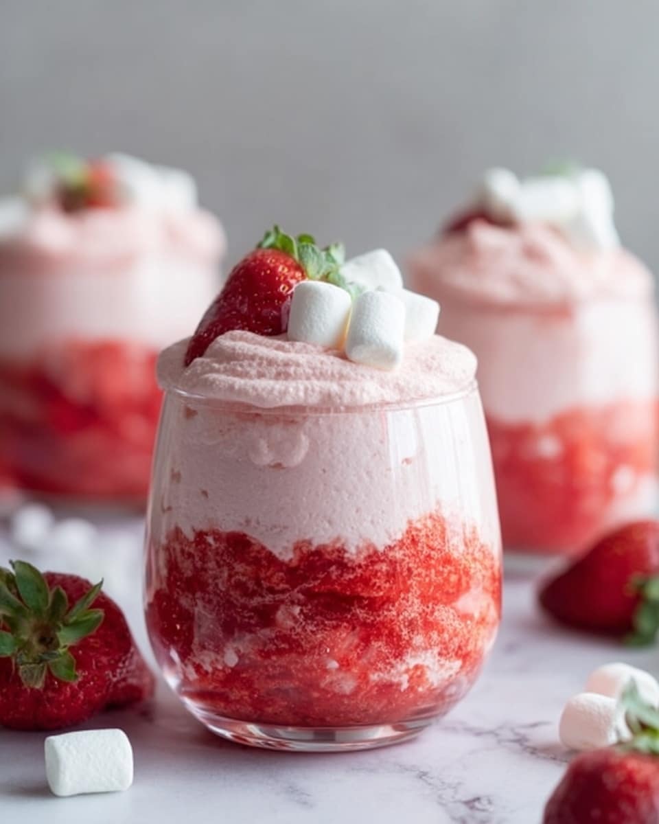 Easy Fresh Strawberry Mousse Recipe - Recipe Image