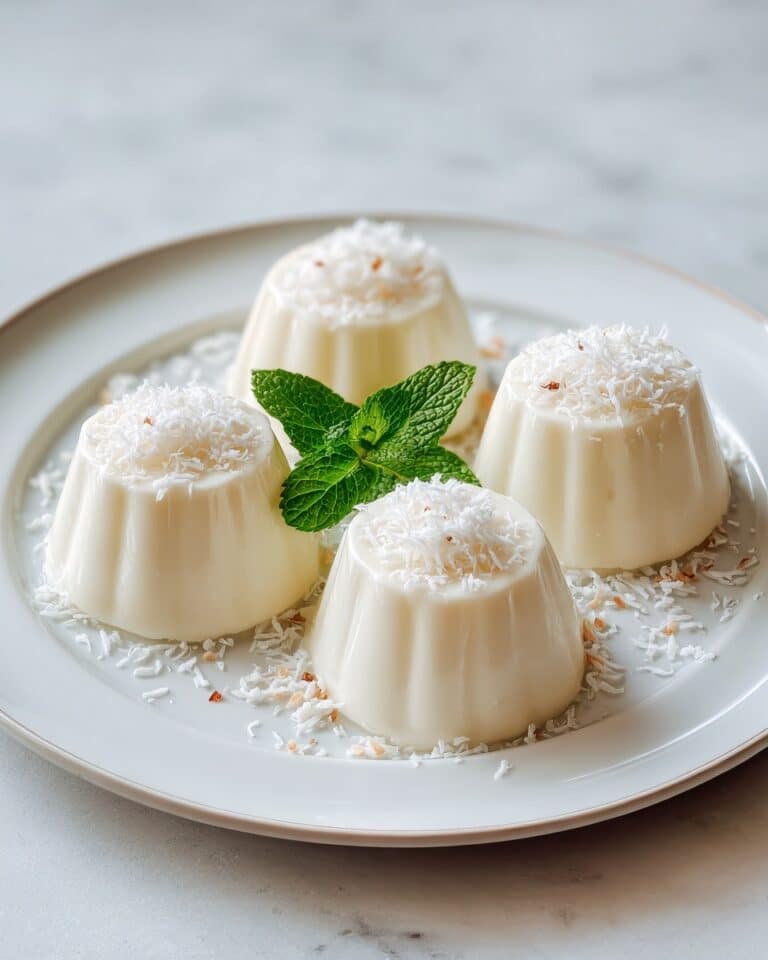 Delightfully Creamy Pandan Coconut Panna Cotta to Swoon Over Recipe