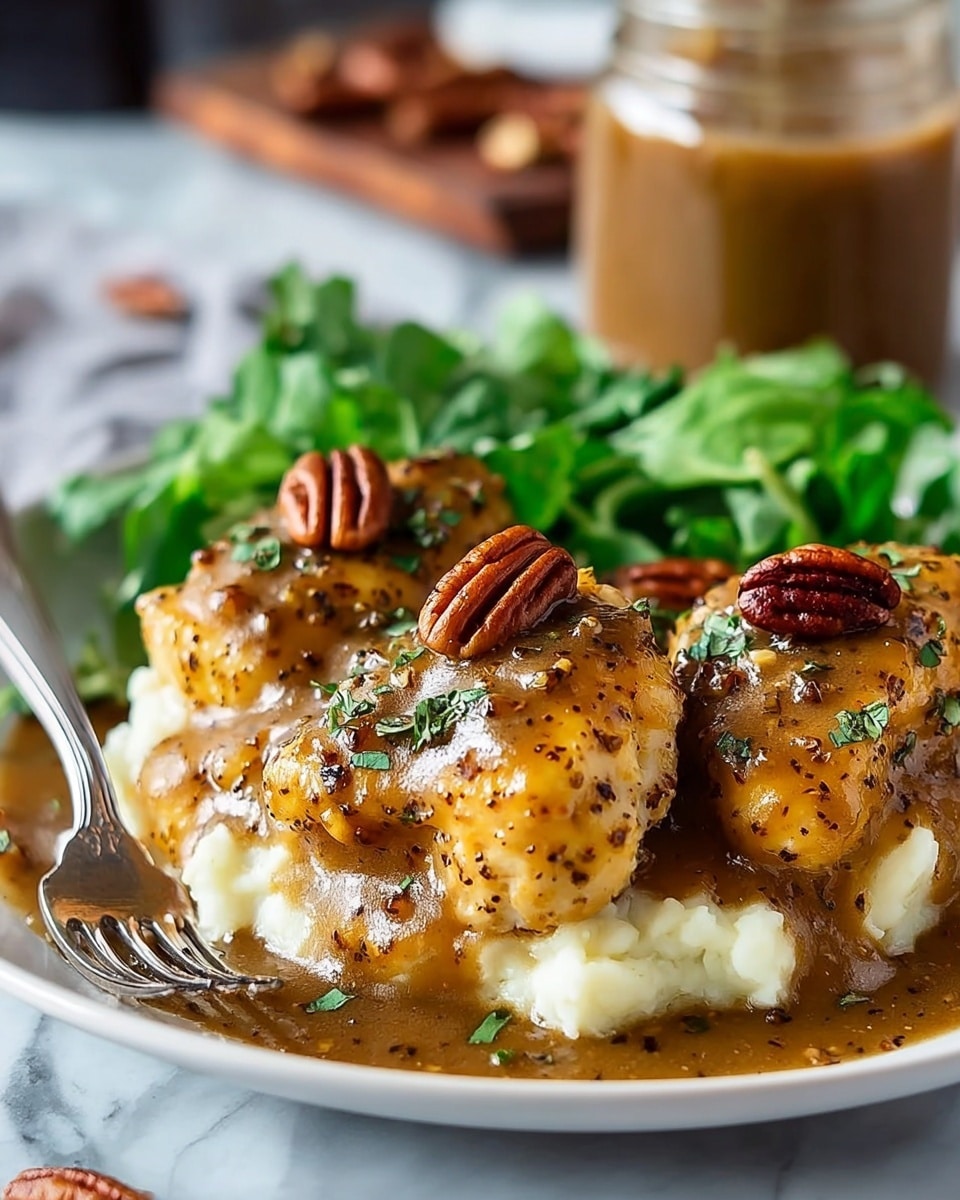Maple Bourbon Pecan Chicken Recipe - Recipe Image