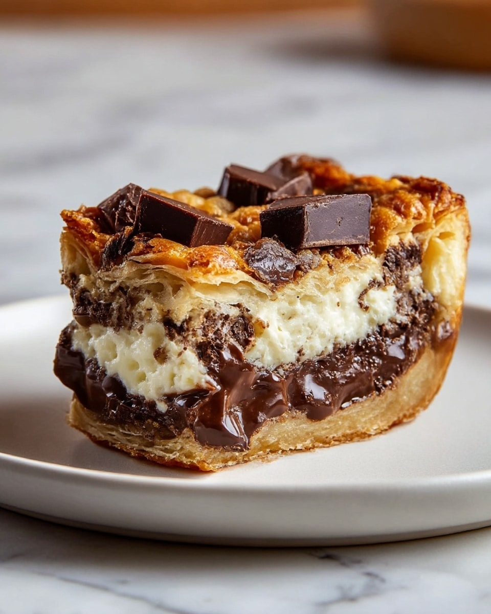 Decadent Chocolate & Cream Cheese Bread Pudding Recipe
