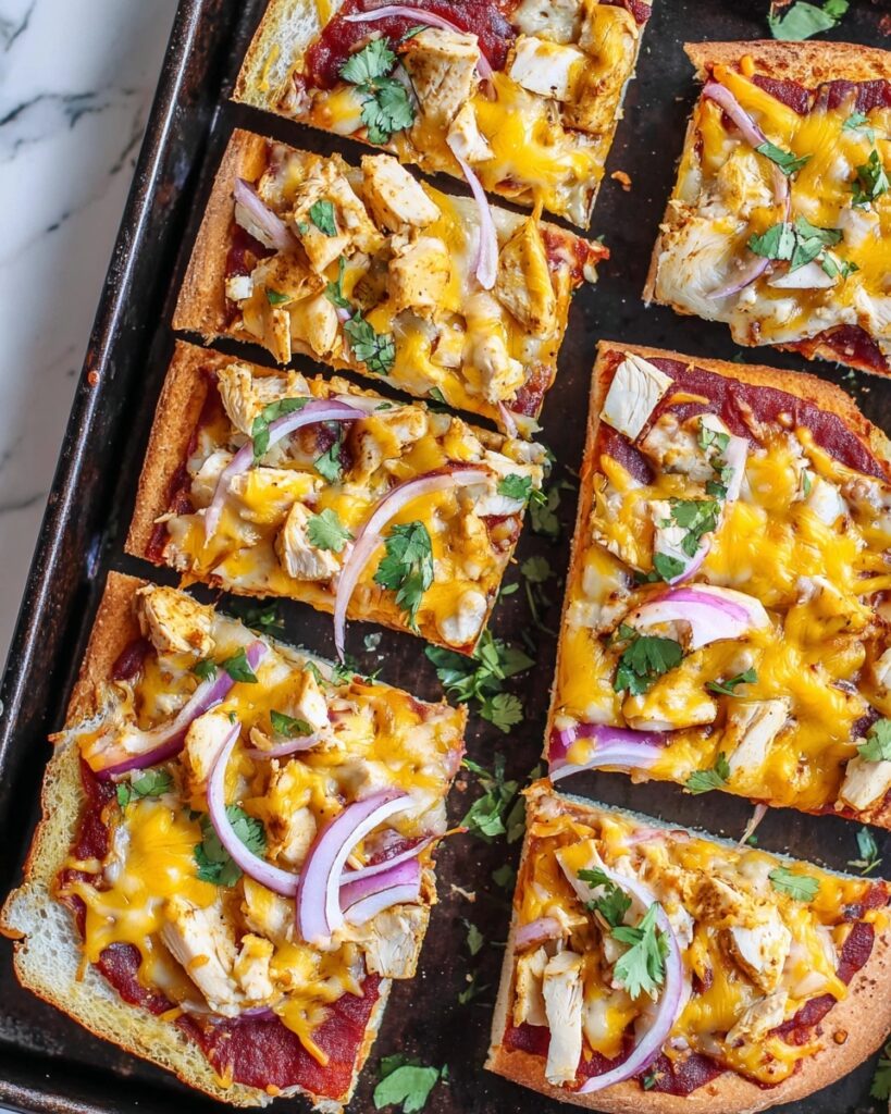 BBQ Chicken French Bread Pizza Recipe