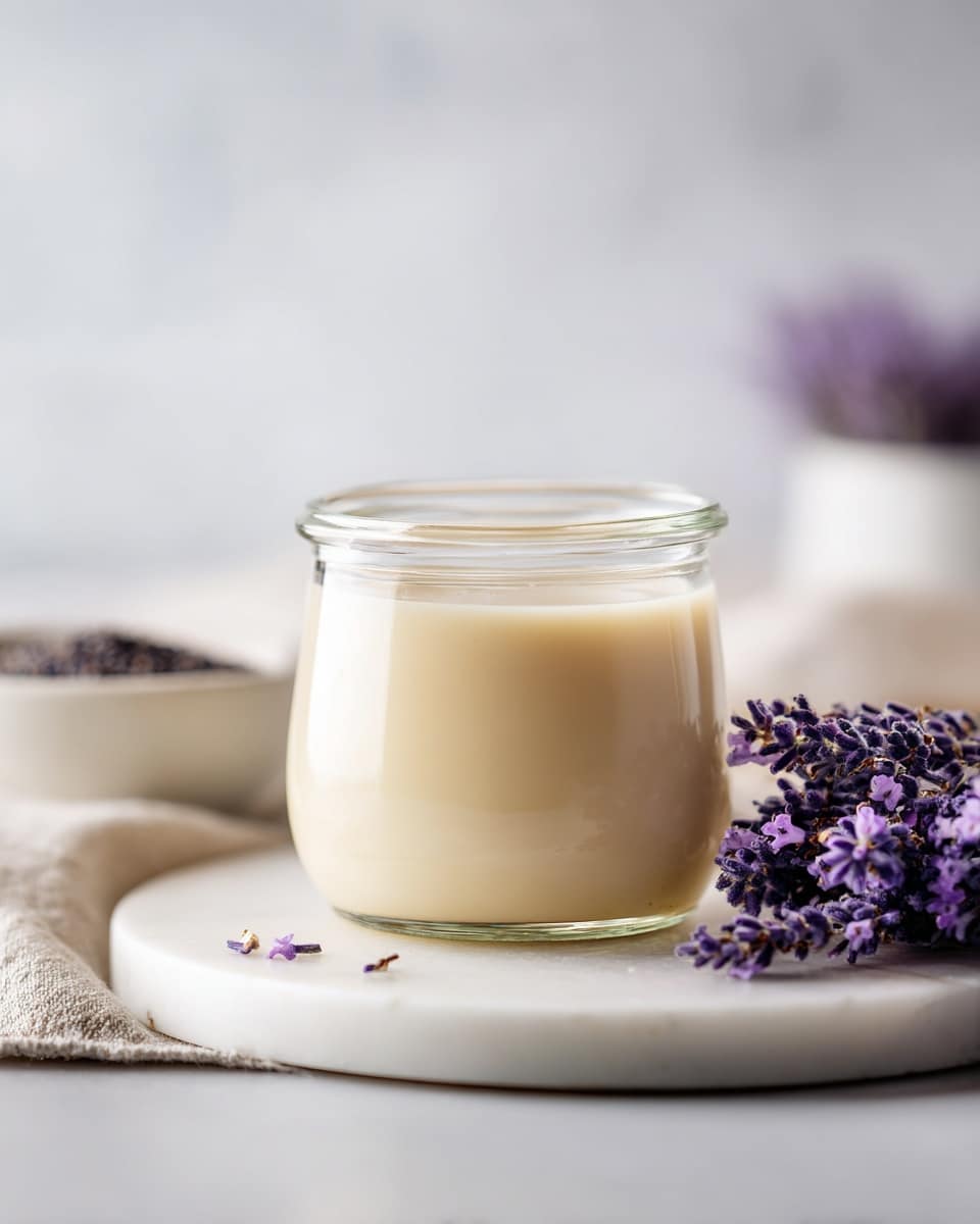 Homemade Lavender Creamer Recipe - Recipe Image