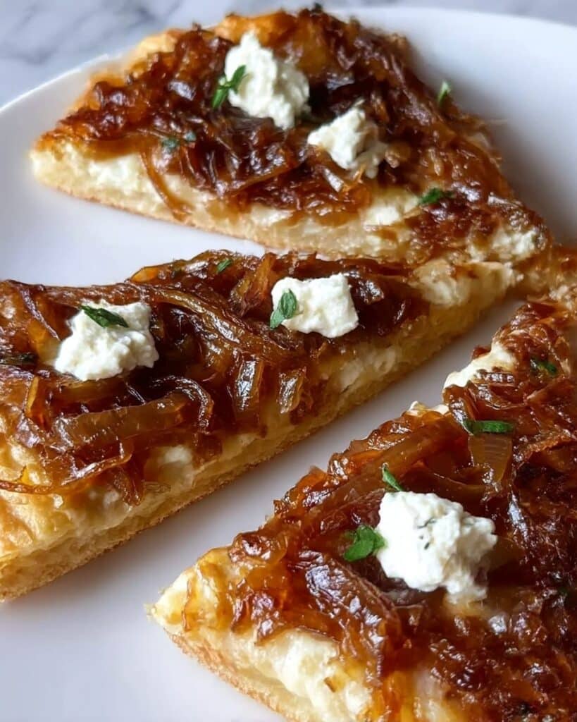 Caramelized Onion and Goat Cheese Tarts Recipe