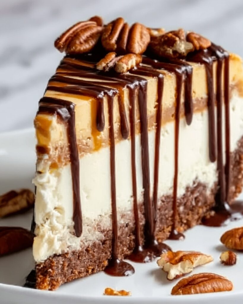 Caramel Brownie Cheesecake Recipe
