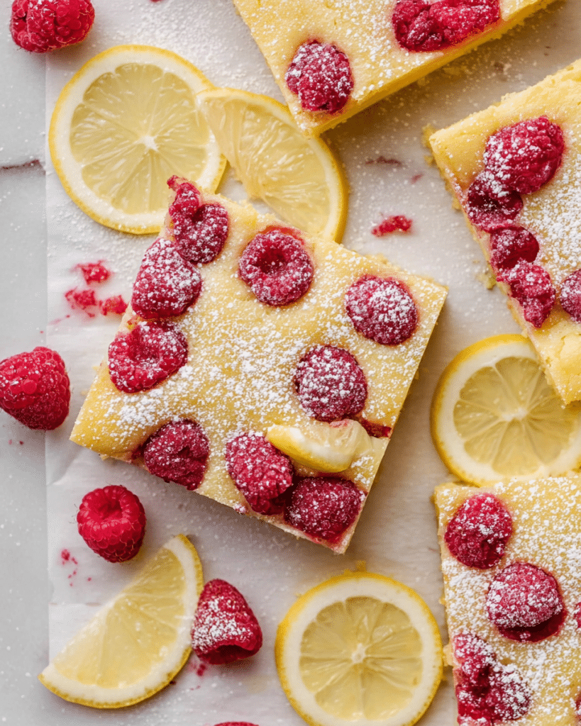 Zesty Raspberry Lemon Bars (Gluten-Free) Recipe