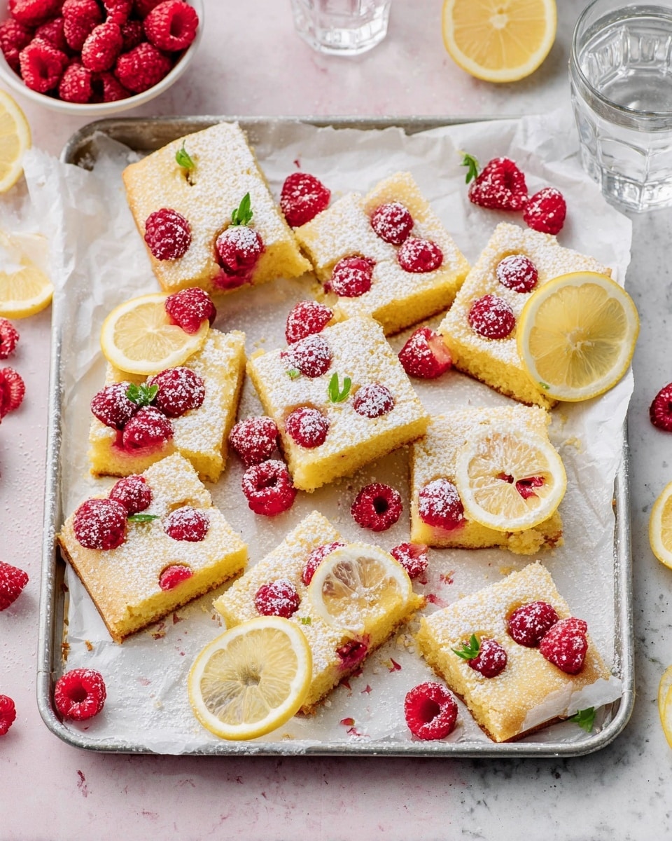 Zesty Raspberry Lemon Bars (Gluten-Free) Recipe - Recipe Image