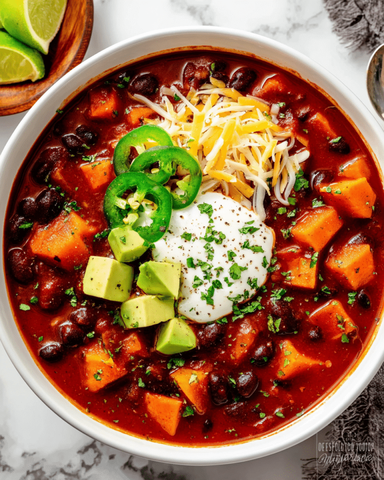 Sweet Potato Chili Recipe