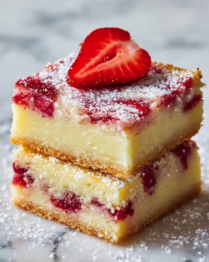 Strawberry Lemon Bars Recipe