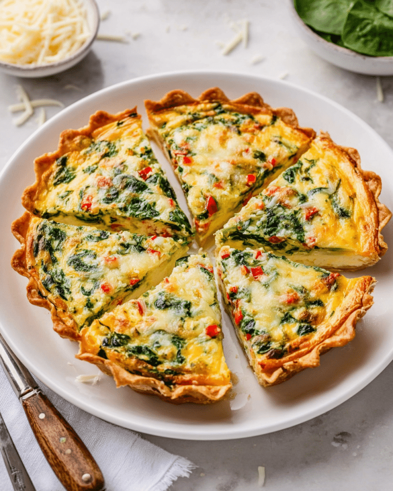 High-Protein Tortilla Quiche Recipe