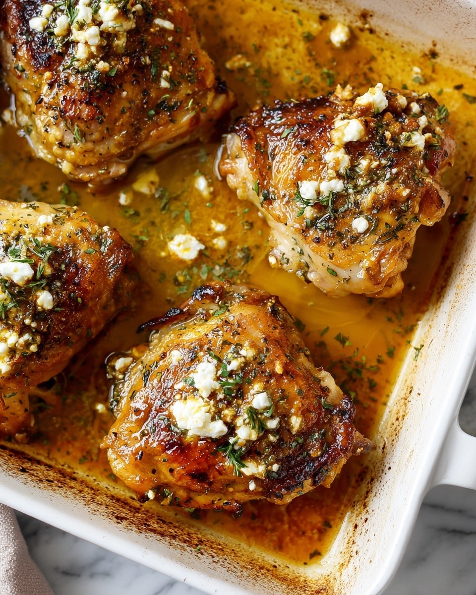 Hot Honey Feta Chicken Recipe - Recipe Image