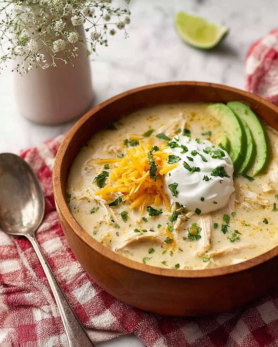 Tasty Keto White Chicken Chili Recipe - Recipe Image