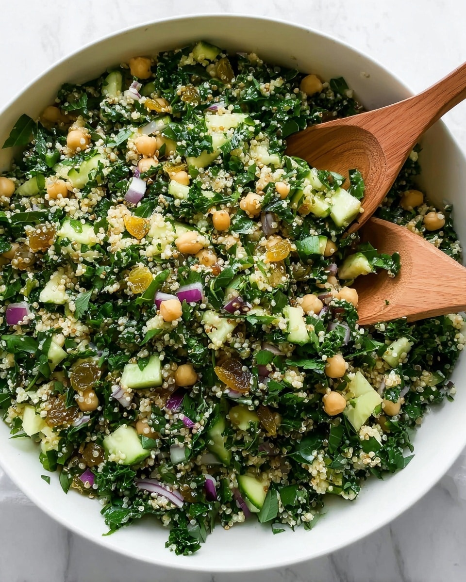 Kale Quinoa Salad with Lemon Dressing Recipe - Recipe Image