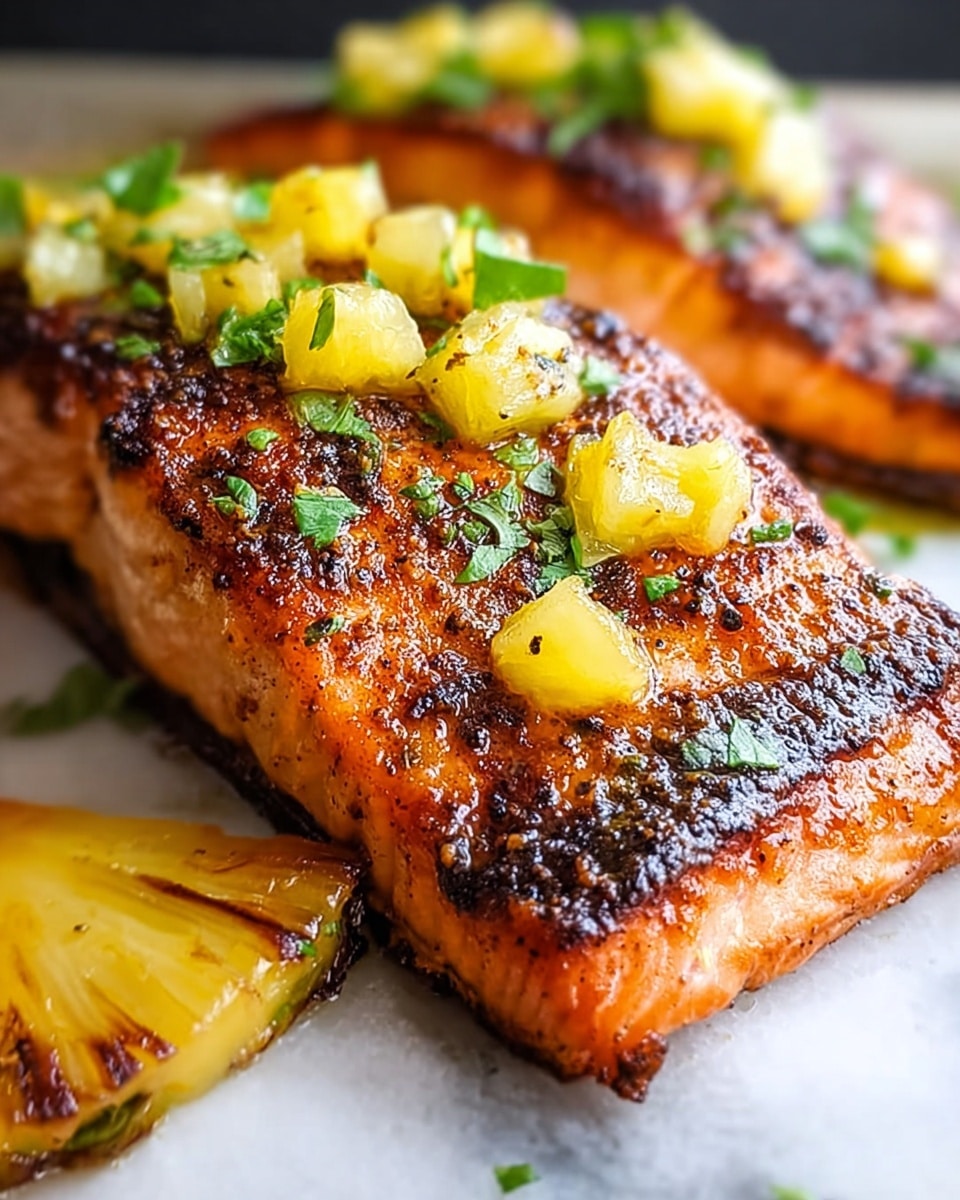 Pineapple Glazed Salmon Recipe - Recipe Image